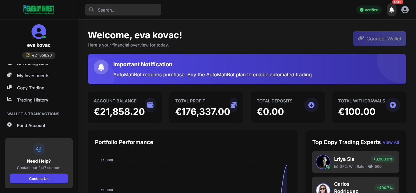 AutoTradex pro v8.2 – Advanced AI-Powered Automated Trading and Copy Trading Platform